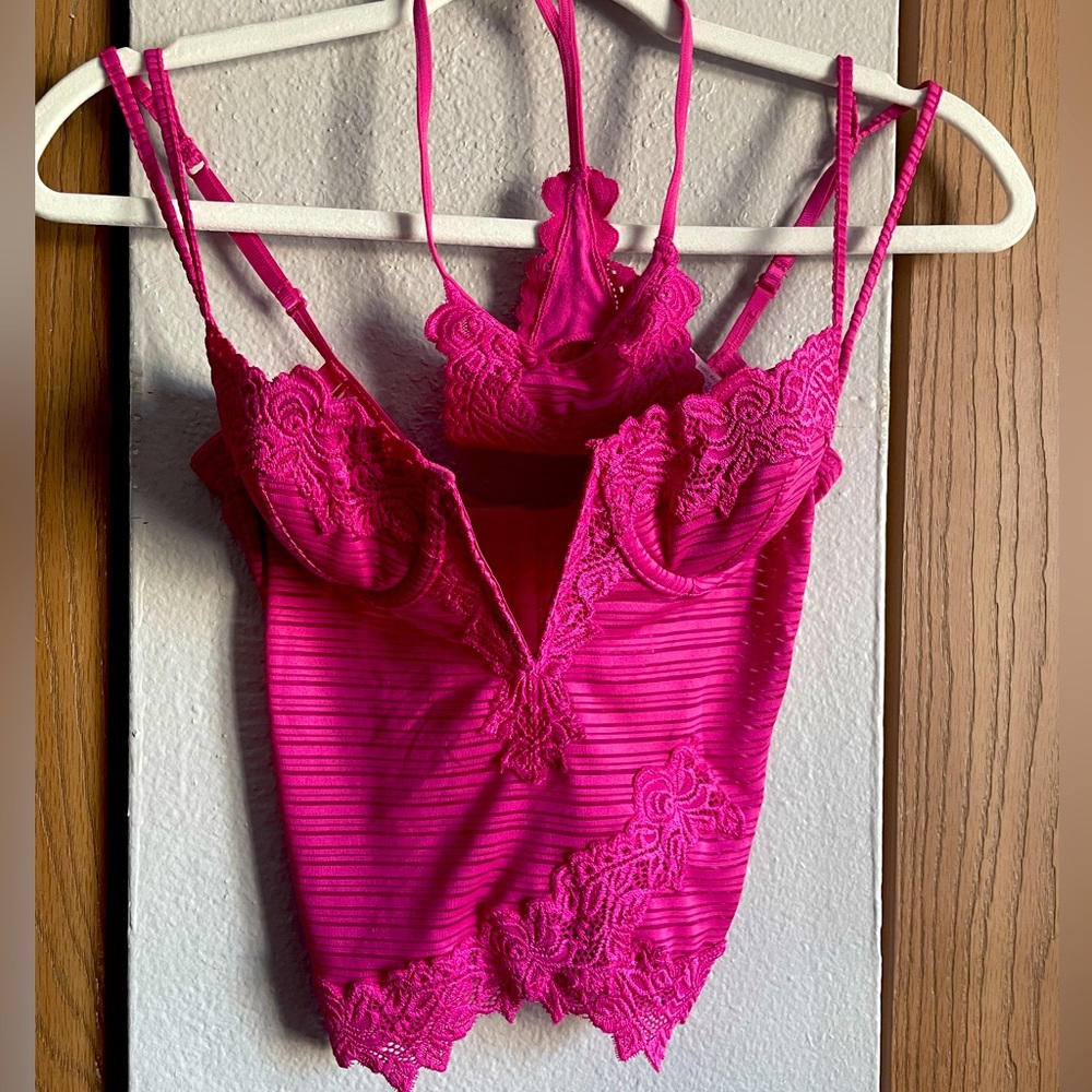 Sophie B. Hot Pink Bustier & Undies